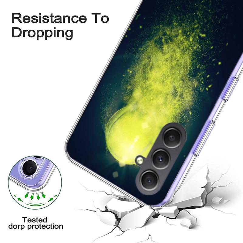 Tennis sport Cover For Samsung A54 A34 A24 A14 A53 A33 A23 A13 A52S A32 A22 A12 Phone Galaxy A03 A04 A02S A42 A73 TPU Case