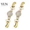 Dress Closure Clips 2Pcs Vintage Sweater for Women Girls, Retro Faux Pearl And Rhinestones Cardigan Clips, Elegant Fashionable Collar Pin Dresses
