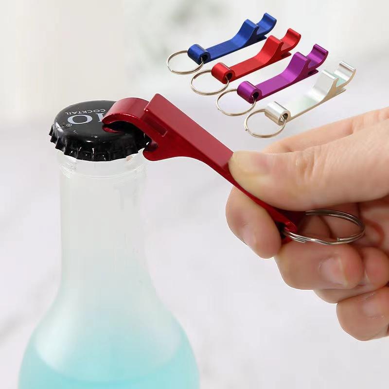 6/12/24PC алюминиевый цветной брелок для ключей для свадебного подарка на день рождения, вечеринки, отеля, ресторана, напитков, пивоварни, открывалки для бутылок, раздача