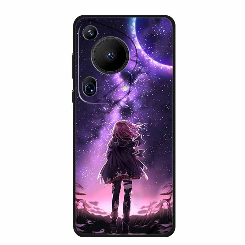 For Huawei Pura 70 Ultra Case 70Ultra Black Silicone Soft Back Cover Case For Huawei Pura 70 Ultra Phone Case Cover Pura70 Ultra
