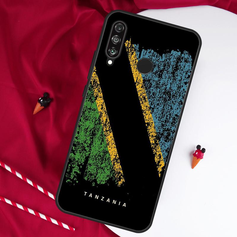 Tanzania National Flag For Huawei Nova Y61 Y91 Y73 Y72 Y90 Y70 Y60 12s 12i 11i 8i 9 10 SE P60 P30 Pro P40 Lite Case