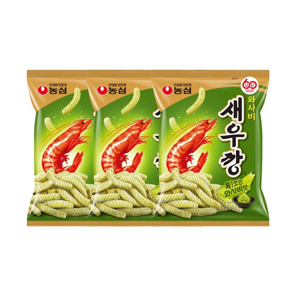 Nongshim Креветочный крекер Оригинальный 90 г / Креветочный крекер Васаби 70 г (2 варианта)