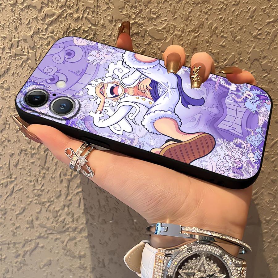 Funda Phone Cover Case for iPhone 13 Mini 17 16 Pro Max 7 8 11 12 15 Plus 17Air SE 14 X XS XR Ones Pieces Anime