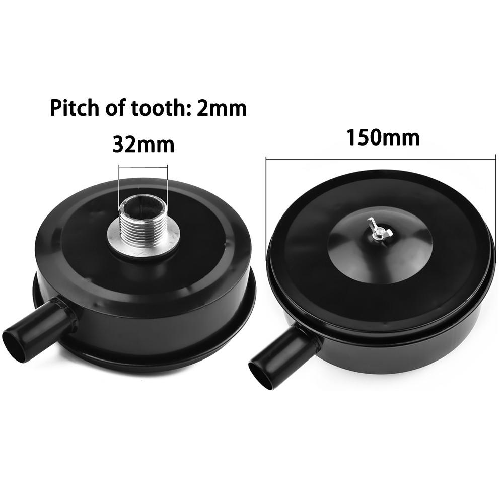 1 шт. Фильтр Глушитель Воздухозаборник Глушитель Фильтр Черный