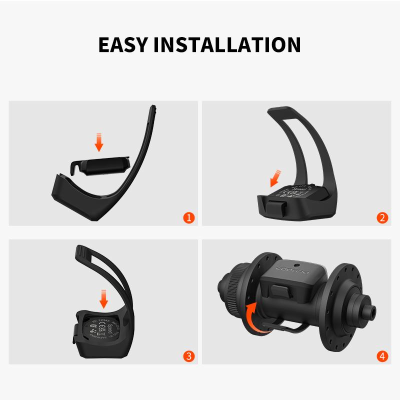 CooSpo Bicycle Sensor Cadence Speed For Garmin Dual Bluetooth 5.0 ANT+ Cycling For Wahoo Bike Computer Power