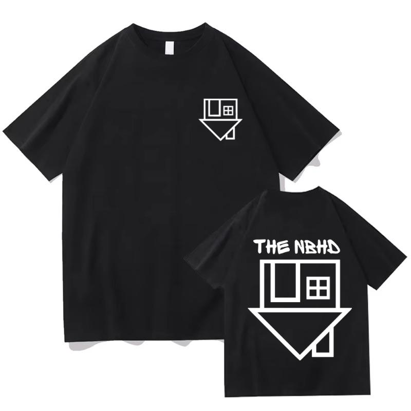 The Neighbourhood NBHD Tshirt Fashion Men/Women Harajuku Graphic T-Shirt Unisex High Quality Aesthetic Vintage Cotton T Shirts