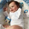 BZDOLL 60CM 3D-Paint Skin Soft Silicone Reborn Baby For Girl Realistic Princess Toddler Art Doll With Vascular Vein Dress Up Bebe