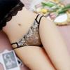 Женские трусы Вышивка Ажурные Большое кружево Бесшовные