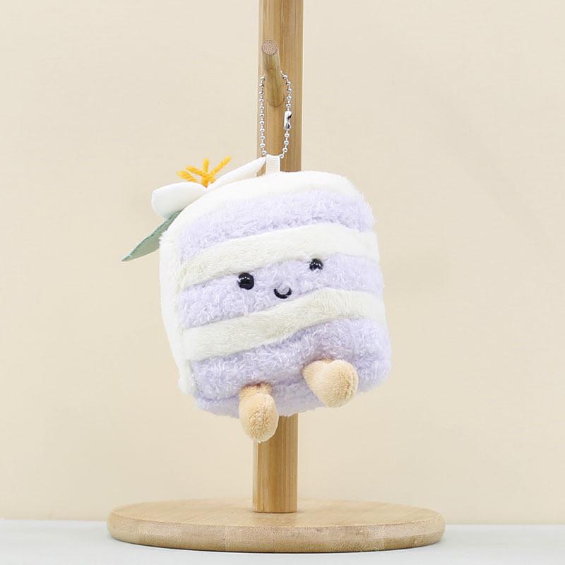 Cake Triangle Plush Keychain Cute Dessert Doll Perfect Birthday Gift Girls For