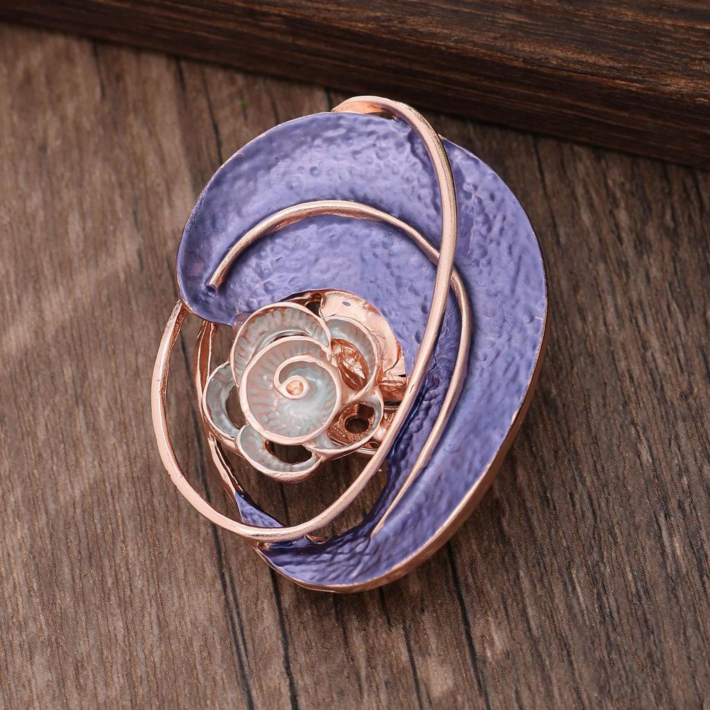 Новый цвет Масло Вечный цветок Эмаль Цвет Брошь, Праздник, Банкет Дамская Многофункциональная Универсальная Брошь