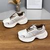 Daddy Shoes Women's 2025 New Popular Spring and Autumn Thick-soled Heightening Casual Sports Shoes Women's Versatile Breathable Running Shoes