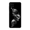 Black Case for Samsung Galaxy A52 A73 5G A33 A12 A53 A22 A13 4G A24 A14 A23 A54 A70 Soft Phone Cover Grim Reaper Skull Skeleton