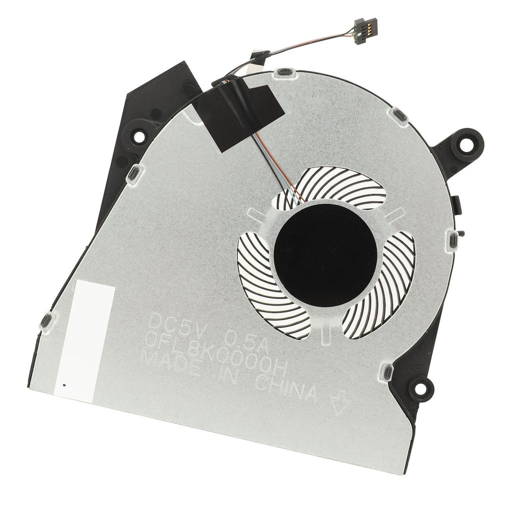 Laptop CPU Cooling Fan Replacement 4 Pin CPU Cooling Fan for HP ProBook 450 G6 L47695‑001 DC 5V 0.5A
