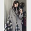 Hepburn Style Women's Mid-Length Woolen Coat - Autumn/Winter 2024
