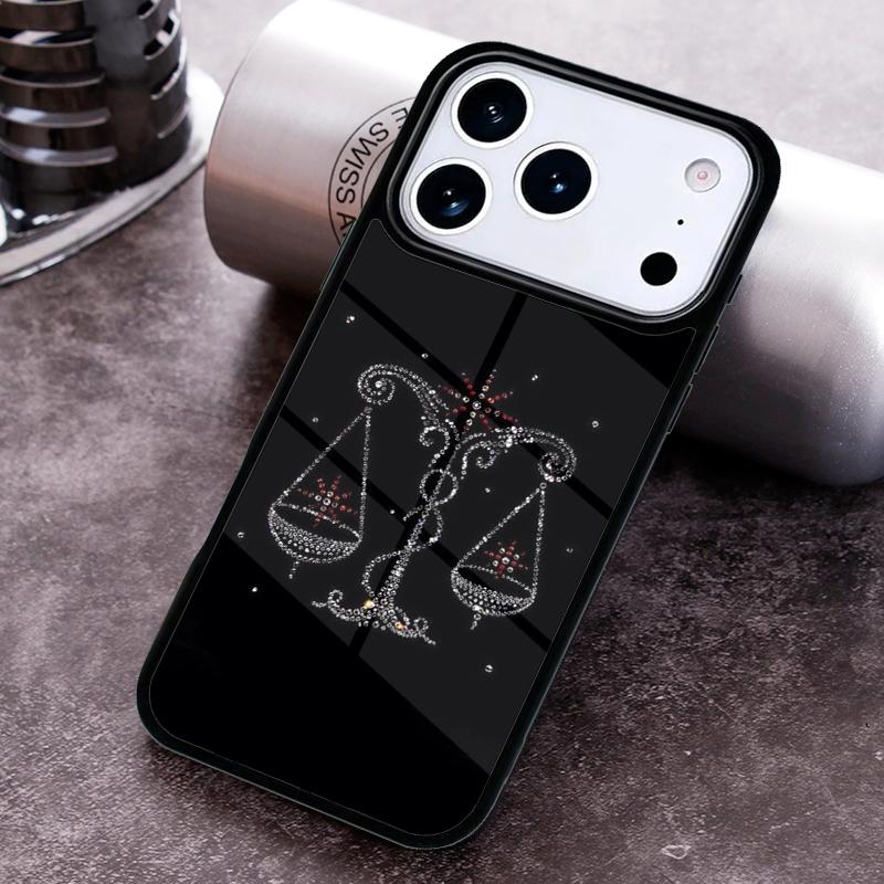Чехол для телефона со знаком Зодиака Весы Баланс для iPhone 17,16e,15,14,13,12,11,Mini,Pro,MAX мягкий силиконовый чехол