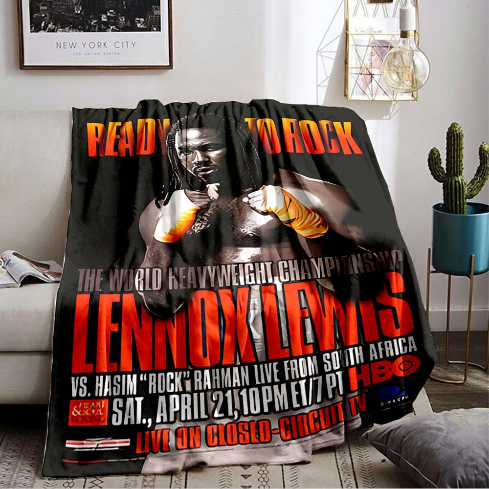 Boxing Champion Print Blanket for all seasons blanket lunch break throw gift