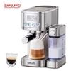 20-Bar Italian Coffee Machine with Integrated Milk Frother