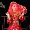 Embroidered Phoenix Tassel Bride Veil Lace Veils Chinese Wedding Headwear Bridal Headwear