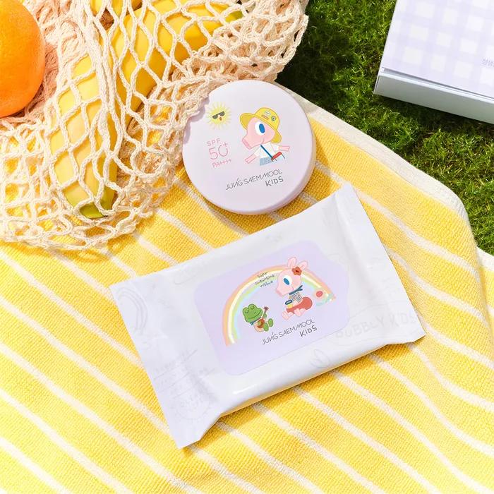 [Gully Gully Collaboration] Jeong Saem Mool Kids Mild Sun Cushion Planning (Sun Cushion & Cleansing Tissue 10 Sheets)