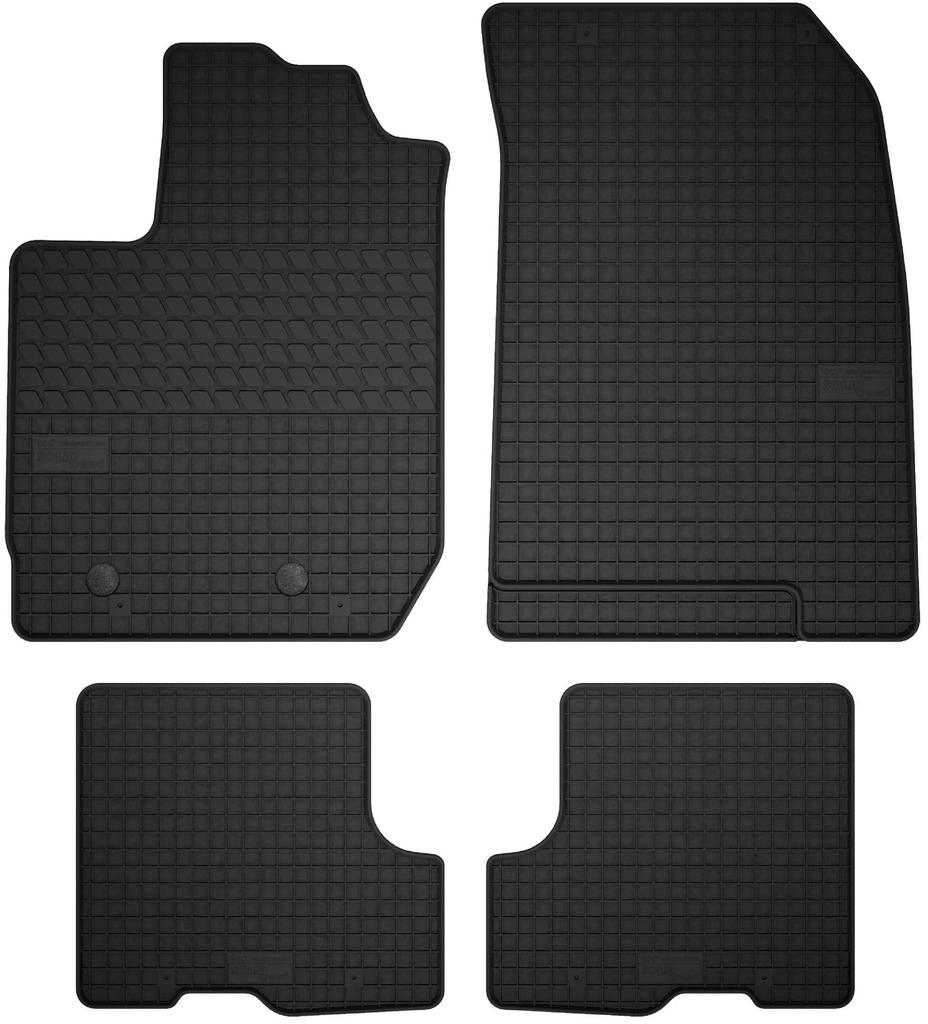 set of rubber mats for: Dacia Duster II 2WD SUV (from 2017 to 2024)