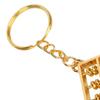 2pcs 8 Rolls Abacus Key Ring Alloy Abacus Pendant Chinese Abacus Keychain  For Handbag Decoration
