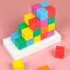 Montessori Magic Block Puzzle Toy Spatial Logical Thinking Training Game Rainbow Stacking Blocks Math Educational Toys For Child