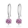 Bague Ringen Длинные серьги из стерлингового серебра S925 с инкрустацией муассанитом цвета D для девушки, подарок на День святого Валентина