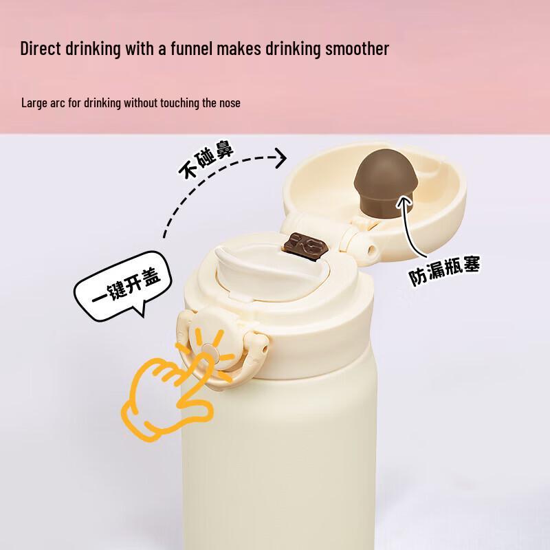 Thermos TCMT-500 Термос из нержавеющей стали 316L, 500 мл, с крышкой-поильником