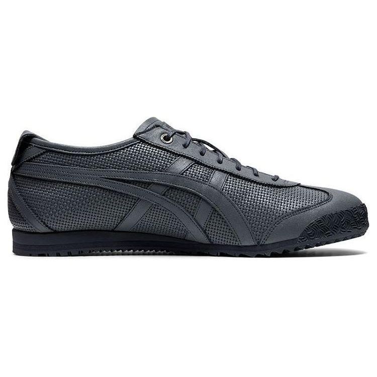 ONITSUKA TIGER Mexico 66 Минималистичные Однотонные Нескользящие Прочные Низкие Повседневные Кроссовки Унисекс Темно-Серый 1183A826-020