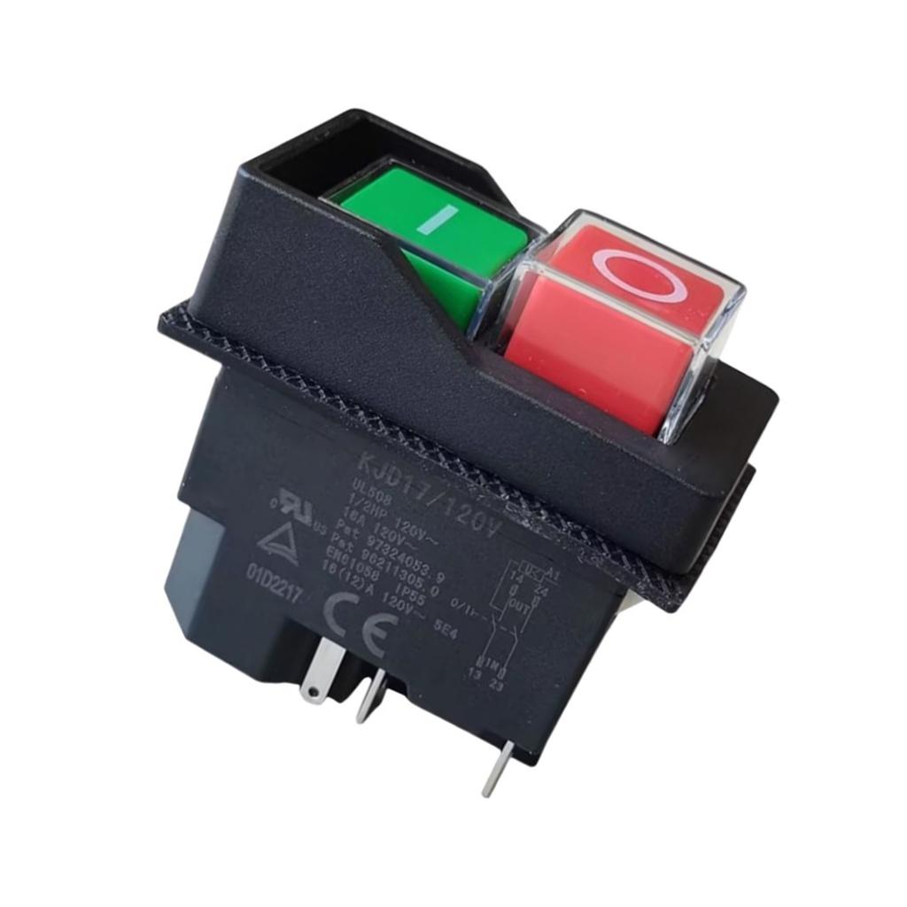 Heavy Duty 120V Electromagnetic Switches Automotive Repair Switches Machinery Switches Suitable for Workshop Equipment