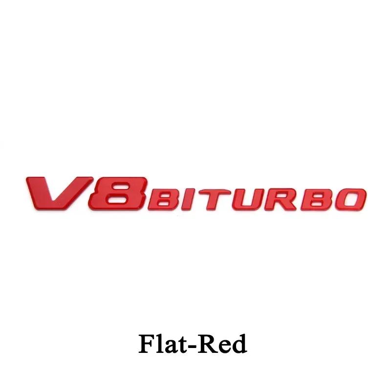 1 шт. 3D ABS черный логотип V8 BITURBO эмблема автомобиля наклейка на крыло для C63 G63 E63 S63 W222 W223 W213 W212 W205 W204 аксессуары