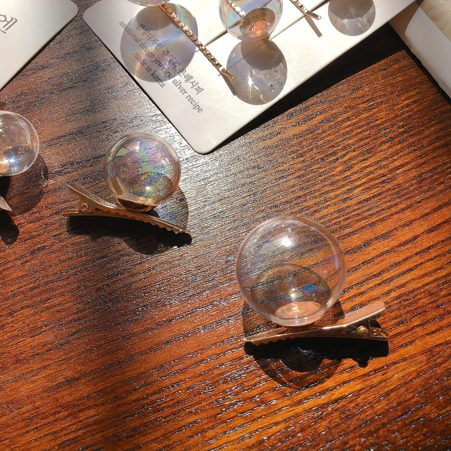 6pcs/1set Adorable Hair Accessories Set - Colorful Metal Duckbill Side Clips for Short Hair, Simple yet Stylish Hair Holders