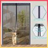 1 Set Magnet Door Screen Net Anti Mosquito Insect Fly Bug Curtains Net Door Screen Kitchen Curtains Magnet Door ScreenNet
