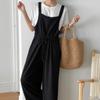 Shop Women String Straight Fit Easywear Jumpsuit Black Ara Wpt 3092