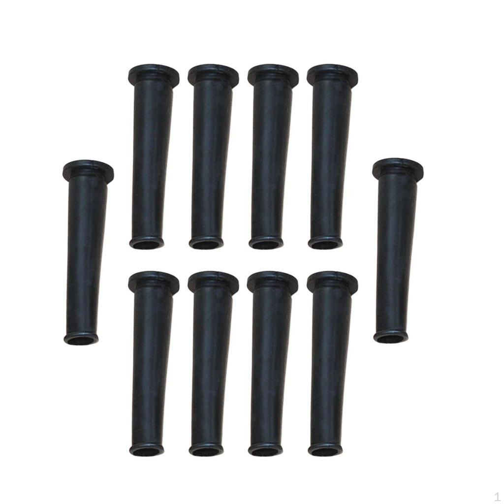 10 Pieces Rubber Cable Sleeve Boot Cover Lightweight Accessories Hose for Cutting