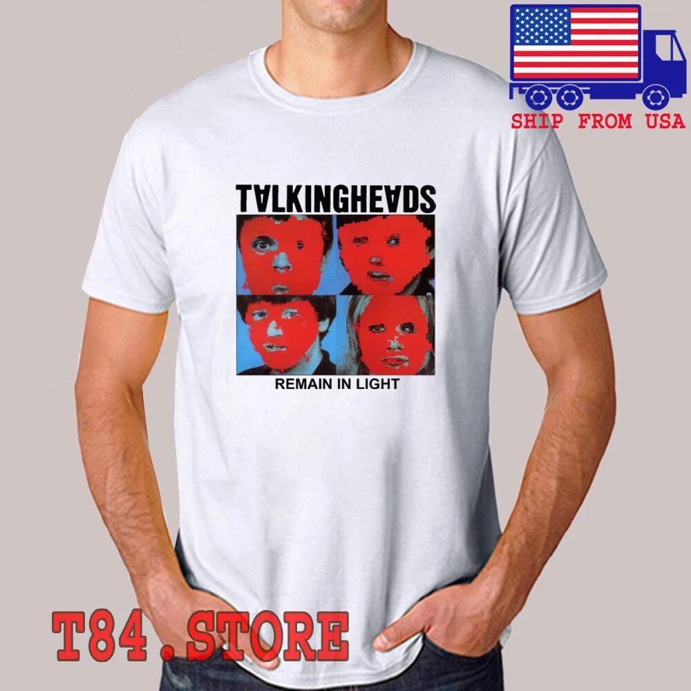 TALKING HEADS Remain in Light Men's White Size S to 5XL