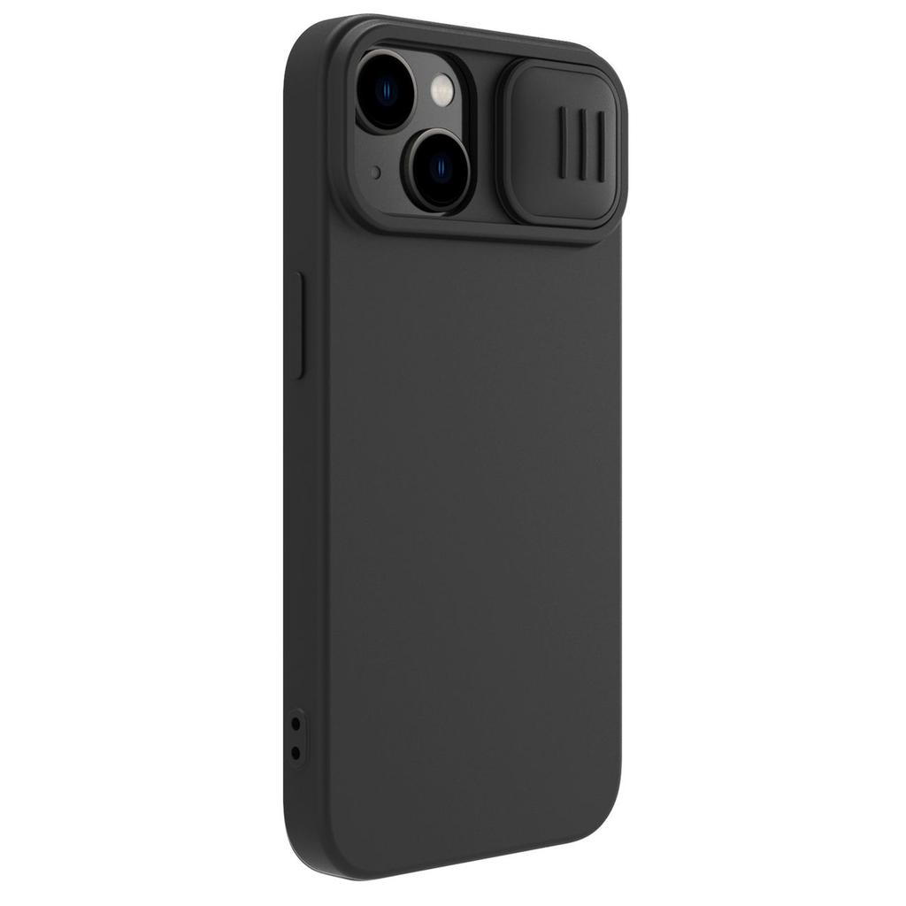 Nillkin CamShield Black Silicone Case with Camera Cover for iPhone 14 Plus