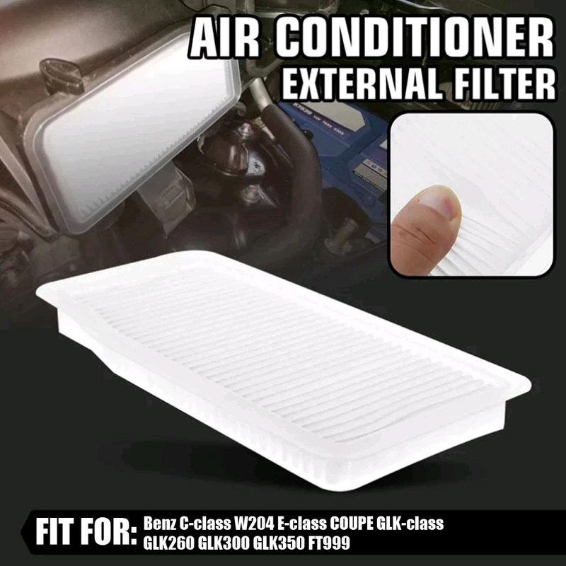 1pc For Benz C-class W204 E-class COUPE GLK-class GLK260 GLK300 GLK350 FT999 Air Conditioner External Filter Car Filter Element