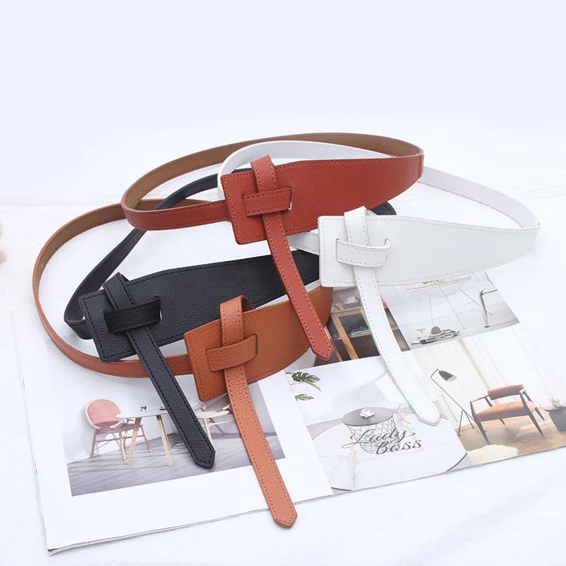 Модные ремни для женщин, однотонные, из искусственной кожи, прочные, удобные, для пальто, платья, верхней одежды, пояса