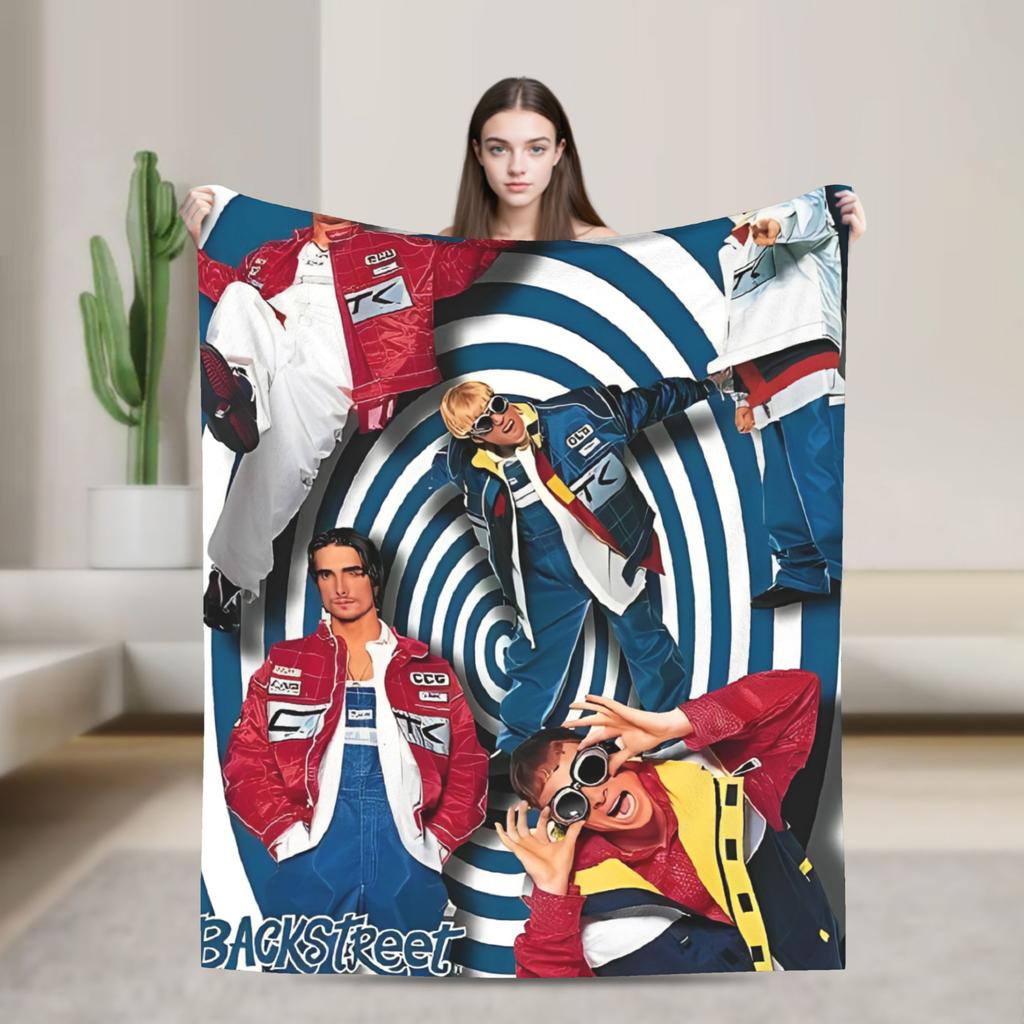 Плед BSB Backstreet Boys Теплый Мягкий Забавный Плюшевый Плед для Спальни Пикника Фланелевая Постельная Покрывало Покрывало на Кровать