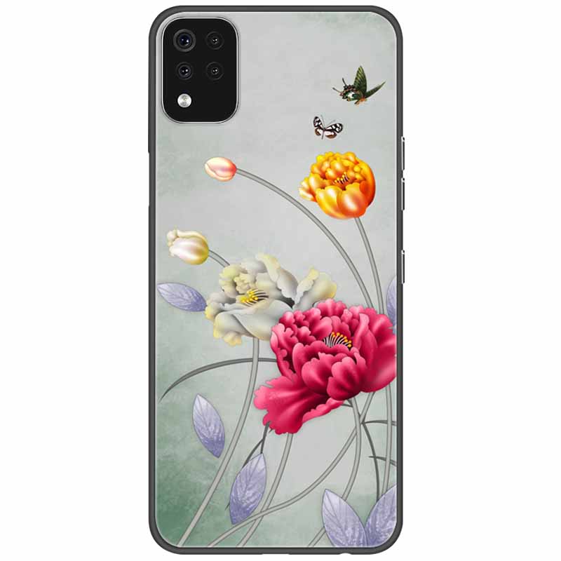 Чехол для телефона для LG K42 K52 K62 Q52 Чехол Мягкий Расписной Волк Силиконовые Черные Чехлы для LG K62 Чехлы K 42 Ударопрочный Funda для LGK52