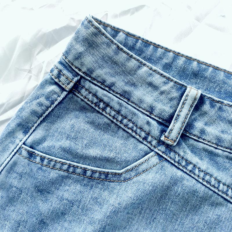 Джинсовая юбка-миди А-силуэта с высокой талией, минималистичная, 2025