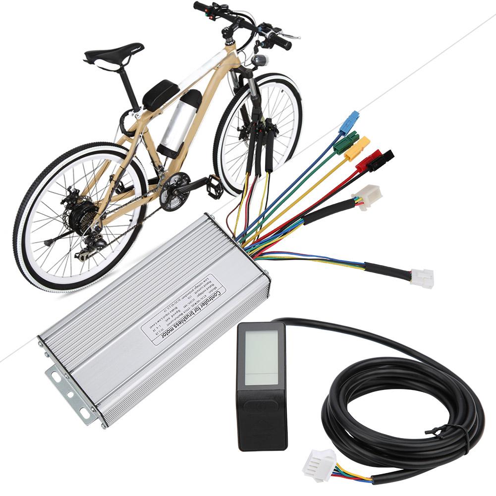 36V 48V 30A Brushless Controller Electric Bike KT LCD4 Display Screen Kit Normal Connector