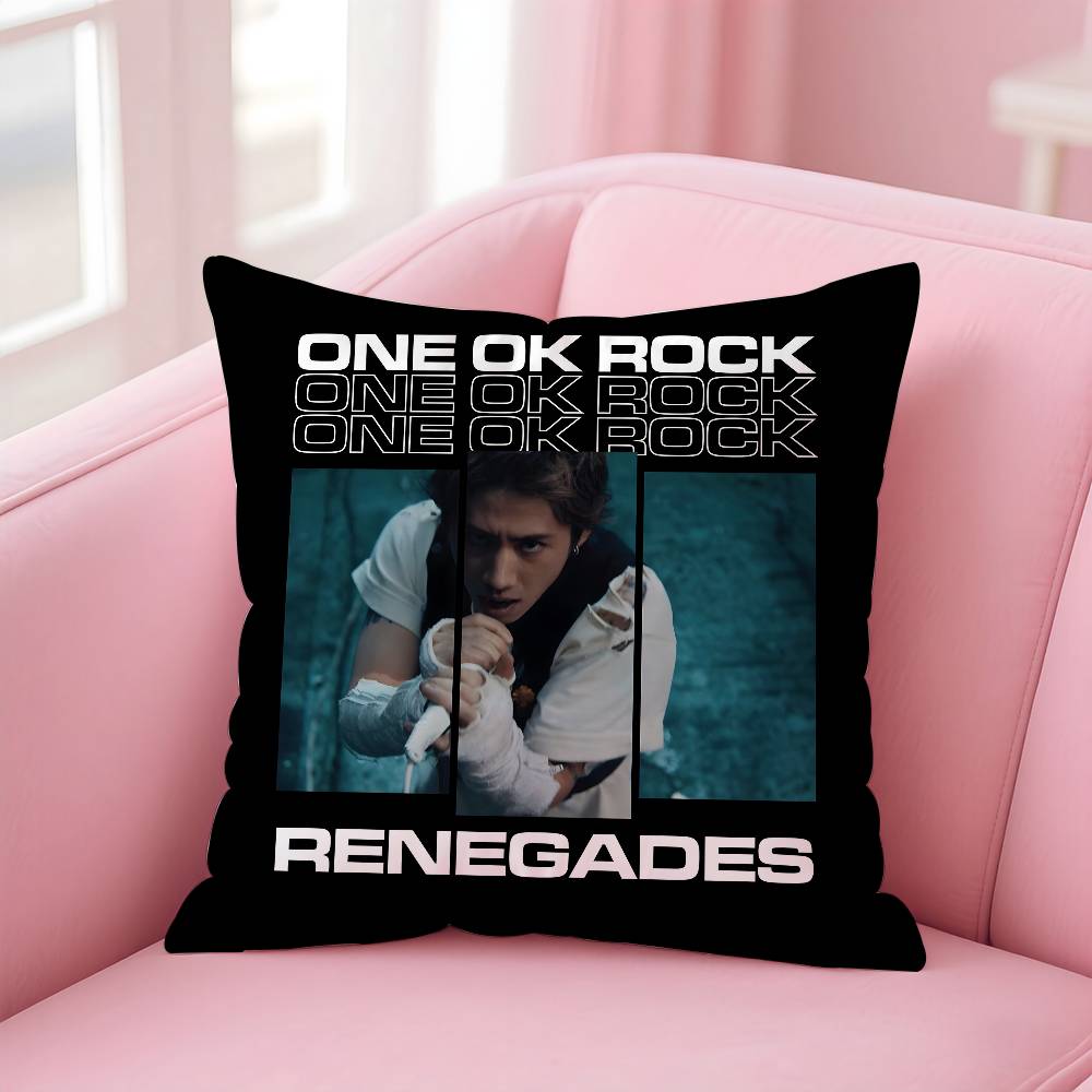 Одна наволочка Okband O-One Ok R-Rock Ambitions с принтом, Наволочка для подушки, Чехол для подушки на диван в гостиной, Декор спальни