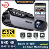 НОВЫЙ UHD 4K WIFI DashCam Видеорегистратор ночного видения Черный ящик Автомобильный видеорегистратор Камера Видеорегистратор Автоматическая поддержка G-сенсора Круглосуточная парковка