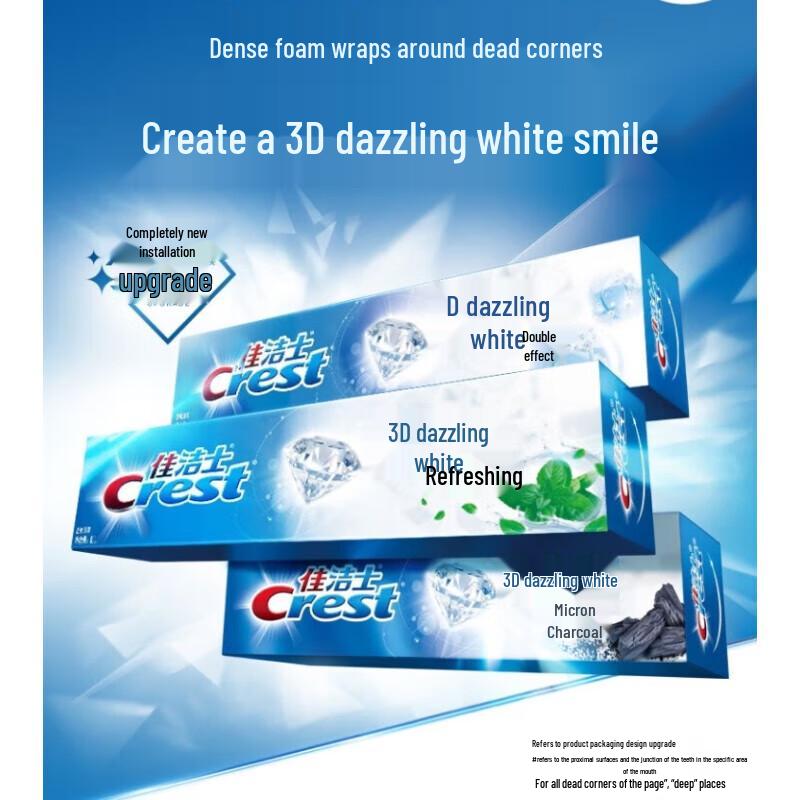 Зубная паста Crest 3D White Arctic Fresh 120г (2-Pack)