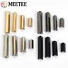 10 шт. Meetee 10-60 мм Металлическая хвостовая клипса-пряжка для ремня сумки, стопорный элемент для конца ременной ленты, застежка, крючок для ремня одежды, DIY аксессуары для изделий из кожи
