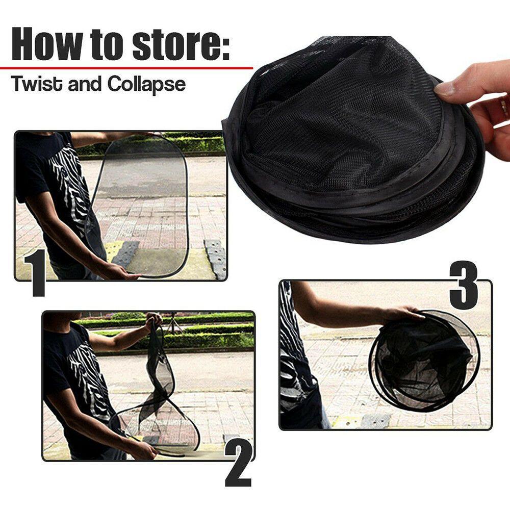 Практичный УФ-блок Защитный экран Автомобильная солнцезащитная шторка Заднее стекло Козырек Сетка Солнцезащитная накидка