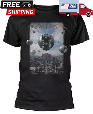 Футболка Dream Theater The Astonishing Тяжелый Черный Хлопковый Футболка Размеры от S до 5XL Унисекс Футболка