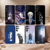 Аниме Чехол для телефона M-Michael K-Kaiser для Samsung S26,S25,24,23,22,30,21,10,9,Ultra,Plus,Lite,Черный Мягкий Чехол